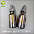 30ml amber glass bottle esstenial oil bottle round dropper glass bottle